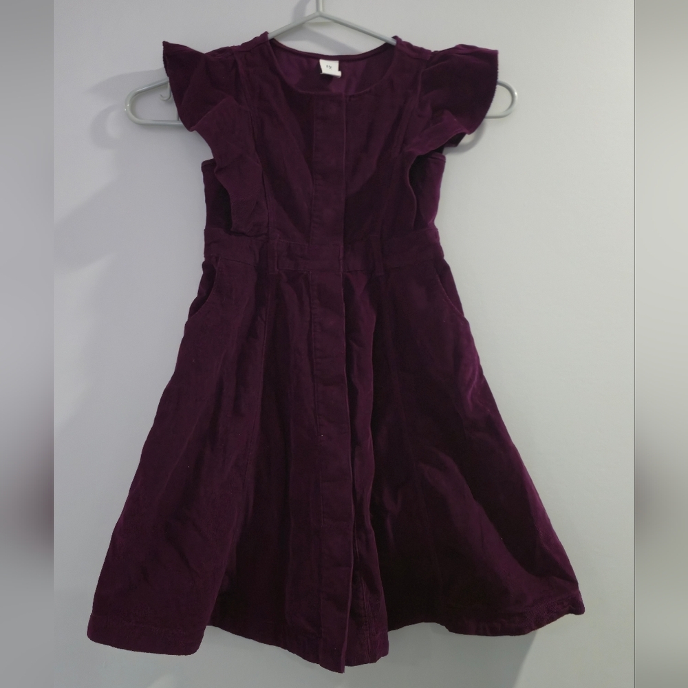 Adorable BANANA REPUBLIC Kids Dress in Deep Purple